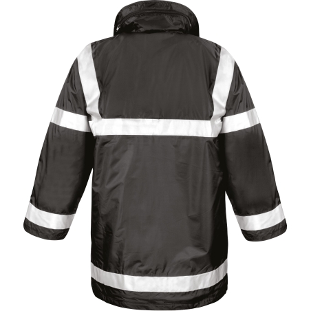 Parka de travail Management Noir Result – Imperméable & Visibilité – vue 2