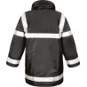 Parka de travail Management Noir Result – Imperméable & Visibilité – vue 2