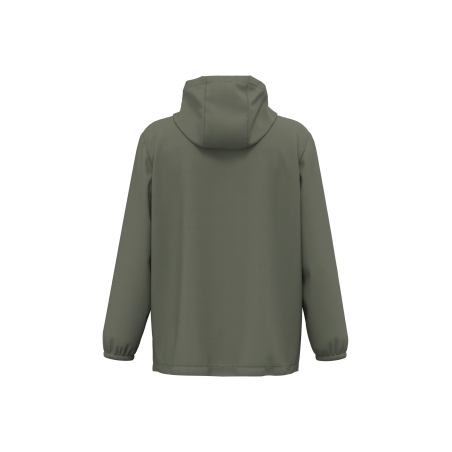 Veste coupe-vent imperméable quart zip Native Spirit – Vert Khaki – vue 2