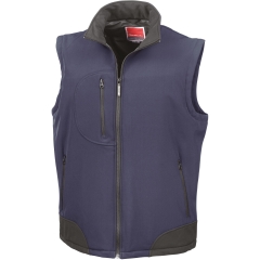 Bodywarmer Softshell Marine Result – Sans Manches Extensible