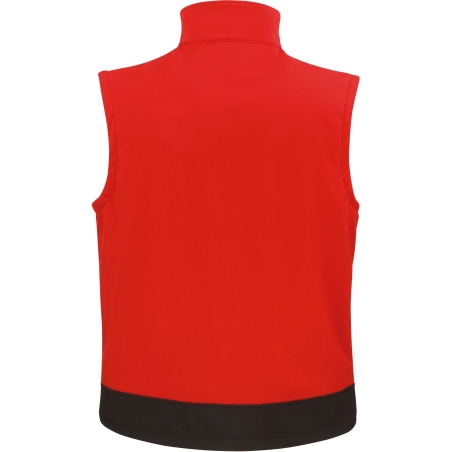 Bodywarmer Softshell Noir Result – Sans Manches 3 Couches – vue 2