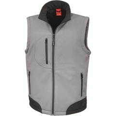 Bodywarmer Softshell Gris Workguard Grey – Result