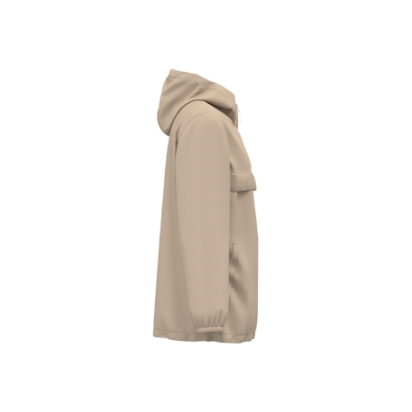 Veste coupe-vent imperméable quart zip Native Spirit – Beige (Wet Sand) – vue 3