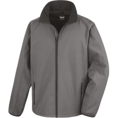 Veste Softshell Homme Result Core – Coloris Noir (Charcoal/Black)