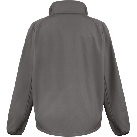 Veste Softshell Homme Result Core – Coloris Noir (Charcoal/Black) – vue 2