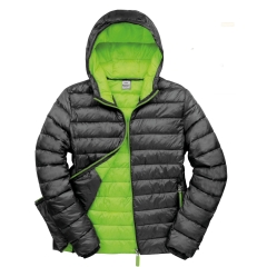 Doudoune de travail homme Snowbird Noir/Lime – Result