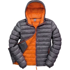 Doudoune de travail homme Result Snowbird – Orange / Gris