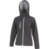 Veste Softshell Capuche Femme Result TX Performance – Noir