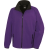 Veste Softshell Homme Violet / Noir Result | Personnalisable