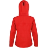 Veste Softshell Capuche Femme Result TX Performance Rouge / Noir – vue 2