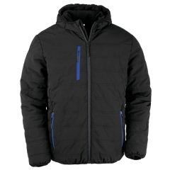 Veste matelassée recyclée Noir/Royal Result – Black Compass