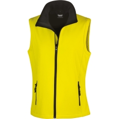 Bodywarmer Softshell Femme Result Core Noir – Coupe Slim