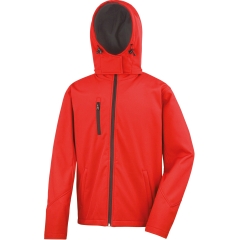 Veste Softshell Capuche Homme Result TX Performance – Noir