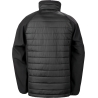 Veste softshell rembourrée recyclée Result – Noir / Gris – vue 2