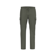 Pantalon cargo écoresponsable délavé French Terry homme Vert – Native Spirit