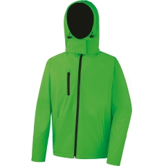 Veste Softshell Capuche Homme Vert vif / Noir – Result TX Performance