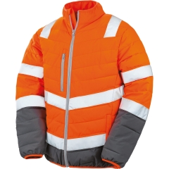 Veste de sécurité haute visibilité Result – Orange Fluo / Gris