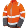 Veste de sécurité haute visibilité Result – Orange Fluo / Gris