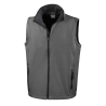Bodywarmer Softshell Homme Anthracite / Noir Result – Personnalisable