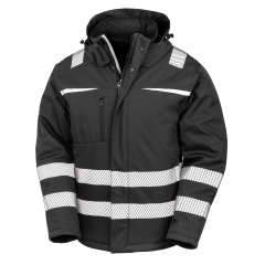 Veste Softshell Haute Visibilité Noir Result – Manteau Dynamique