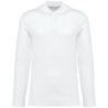 Polo Supima® manches longues homme Blanc – Kariban Premium