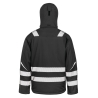 Veste Softshell Haute Visibilité Noir Result – Manteau Dynamique – vue 2