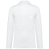 Polo Supima® manches longues homme Blanc – Kariban Premium – vue 2