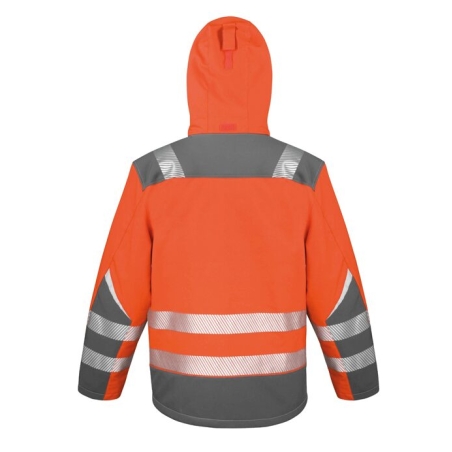 Veste Softshell Haute Visibilité Orange Fluorescent Result – vue 2