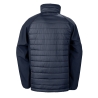 Veste softshell rembourrée recyclée Result – Bleu Navy/Royal – vue 2
