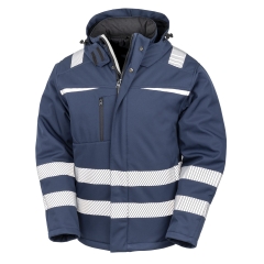 Veste Softshell Haute Visibilité Marine Result – Manteau Dynamique