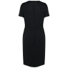 Robe droite Noire Kariban Premium – Tenue professionnelle – vue 2
