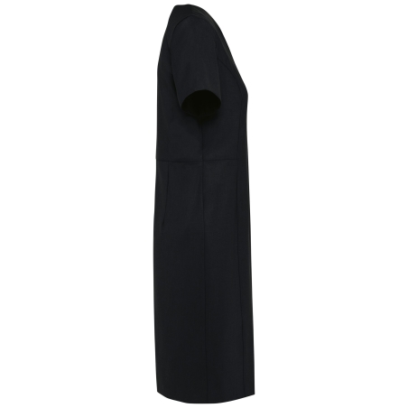 Robe droite Noire Kariban Premium – Tenue professionnelle – vue 3
