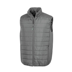 Bodywarmer recyclé matelassé Core Result – Gris