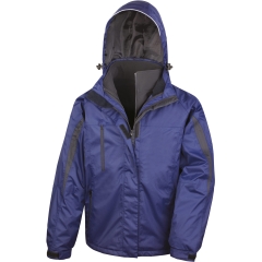 Parka 3-en-1 Softshell Marine Result – Veste de Travail Polyester