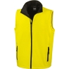 Bodywarmer Softshell Homme Jaune / Noir – Result Core (Printable)