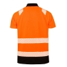Polo de Sécurité Recyclé Orange/Noir Haute Visibilité Result – vue 2