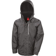 Parka de travail effet denim Noir – Result Workguard