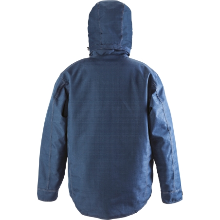 Parka robuste "effet denim" Marine – vue 2
