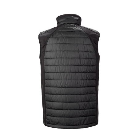 Bodywarmer Softshell Rembourré Recyclé Noir – Result Black Compass – vue 2