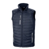 Bodywarmer softshell rembourré recyclé Result – Gris (Navy/Grey)
