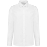 Chemise Popeline Manches Longues Homme Blanc – Kariban Premium (PK504)