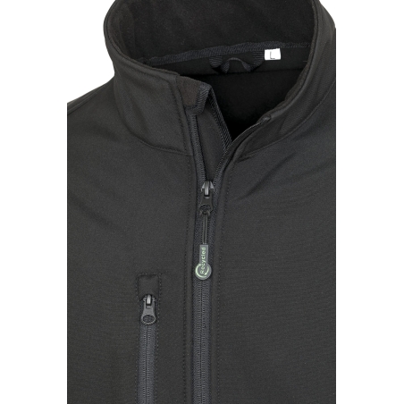Veste Softshell Recyclée Noir Result – 300 g/m² – vue 3