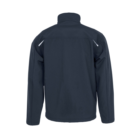 Veste softshell recyclée Marine Result – Personnalisable – vue 2