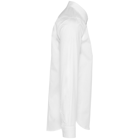 Chemise Popeline Manches Longues Homme Blanc – Kariban Premium (PK504) – vue 3