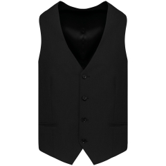 Gilet homme col V Noir – Kariban Premium
