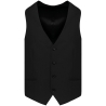 Gilet homme col V Noir – Kariban Premium