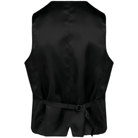 Gilet homme col V Noir – Kariban Premium – vue 2
