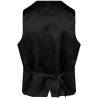 Gilet homme col V Noir – Kariban Premium – vue 2