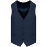 Gilet de costume homme Marine Kariban Premium – Col V boutonné
