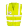 Gilet de sécurité zippé haute visibilité Jaune – Result Workguard